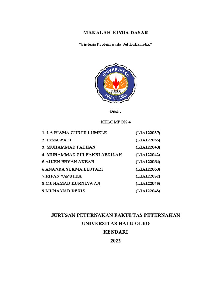 Proses Sintesis Protein Eukariotik | PDF | Sains & Matematika