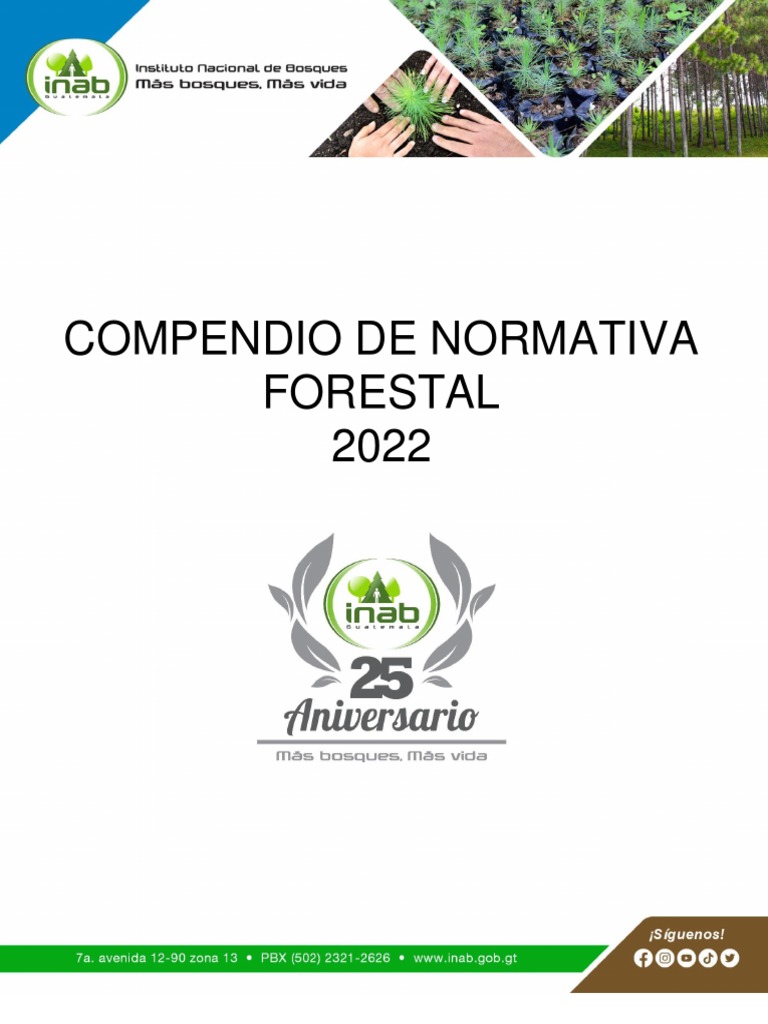 Compendio Leyes Forestales2022 PDF Los bosques Presupuesto