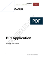 User Manual BPI App - Procedure