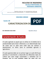 Geomorfologia Y Edafologia: Caracterizacion de Suelos