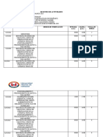 Registro de actividades de prácticas pre-profesionales en GAD Rumiñahui