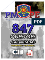 847 Questões Gabaritadas - Pmpe