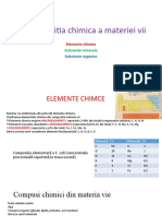 Compozitia Chimica a Materiei Vii