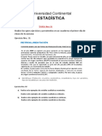 Estadística Tarea 01 Univ Continental