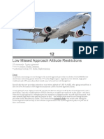 Low Missed Approach Altitude Restrictions: Leave Comment Airline Flight Training