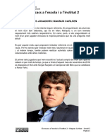 Els Escacs A L Escola I A L Institut 2 - Activitat Magnus Carlsen - Campio Del Mon D Escacs