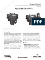 Data Sheets 92c Self Powered Control Valve Bulletin Fisher en en 6071856