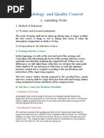 Method Statement For Asphalt Paving Works | PDF