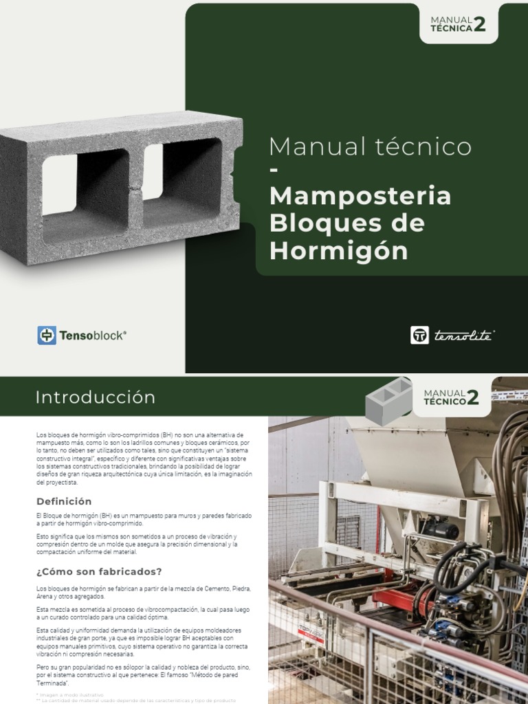 Construcción con Bloques de Hormigón | PDF | Hormigón | Albañilería, image size:768x1024