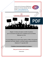 Rapport Danalyse Des Accords de Montana Et Du Premier Ministre Par Rapport A La Jeunesse de Lobservatoire de La Jeunesse Haitienne