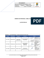 Pro-001-JU-PSP-PRO-PROCEDIMIENTO DE INGRESO A MINA JUSTA - V1