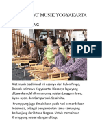 Alat Alat Musik Yogyakarta