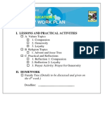 Quarterly Work Plan: Character Education 5
