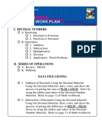 Quarterly Work Plan: Mathematics 5