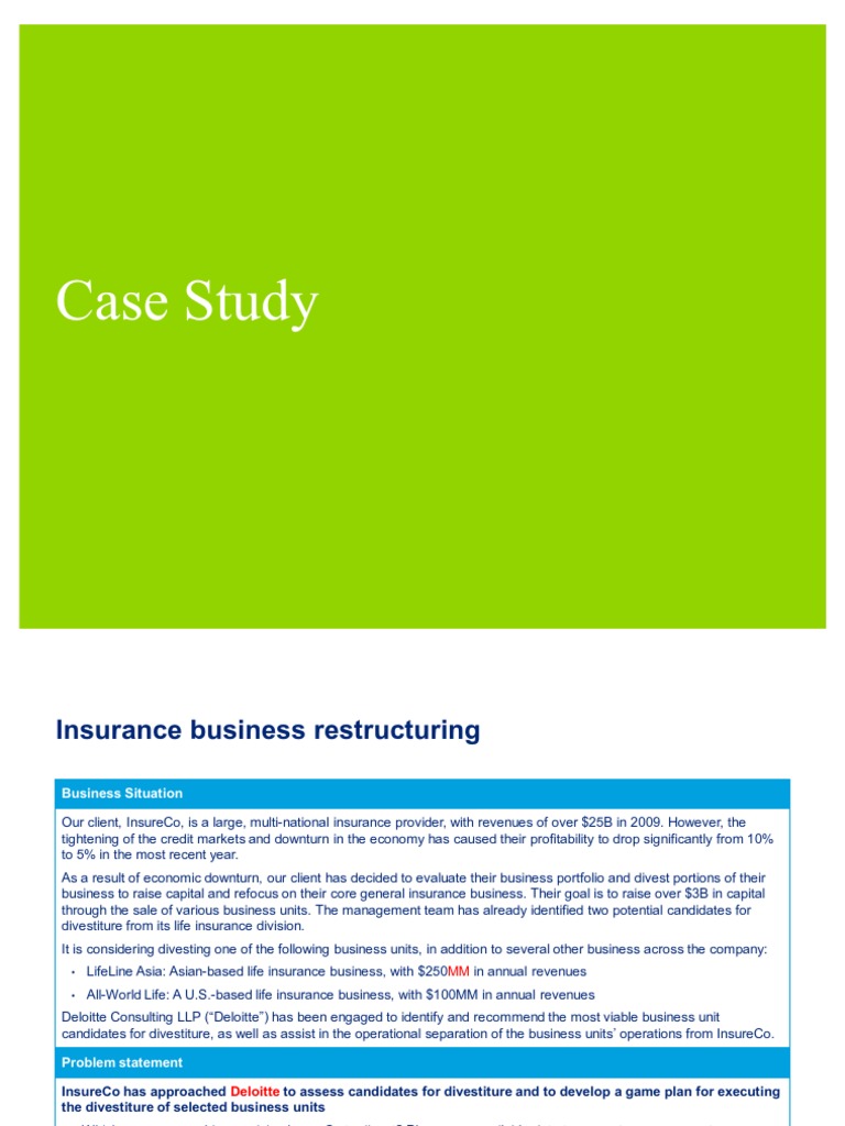 Deloitte Case Study