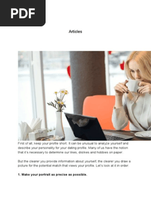 How to create successfull dating profile