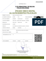 Certificado Único Digital de Antecedentes Policiales: Sistema Ed-1