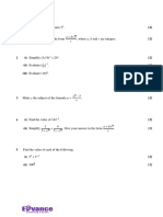 C1 Algebra - Indices 2 QP