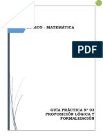 Guía Práctica Sesión 3-Proposición Lógica y Formalización