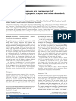 Guidelines On The Diagnosis and Management of Thrombotic Thrombocytopenic Purpura and Other Thrombotic Microangiopathies