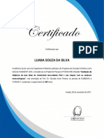 CERTIFICADO - Luana Souza Da Silva