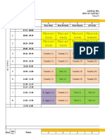 Jadwal Luring Full Semester 2 TP 2223