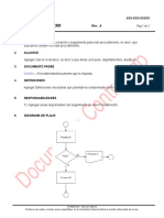 For-CAL-00001 Forma para Elaboracion de Procedimientos Rev. A