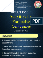 TL Activities For Formative Assessment