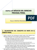 Tema 5. - Partes Procesales