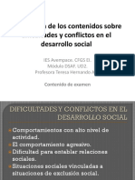 1 - Ampliación de Dificultades y Conflictos en El Desarrollo