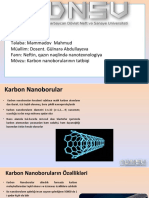 Karbon Nanoborularinin Tetbiqi - MahmudM