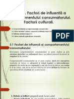 567715612 Tema 3 Factori de Influenţă a Comportamentului Consumatorului Factorii Culturali