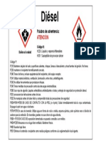 Etiquetas Combustible