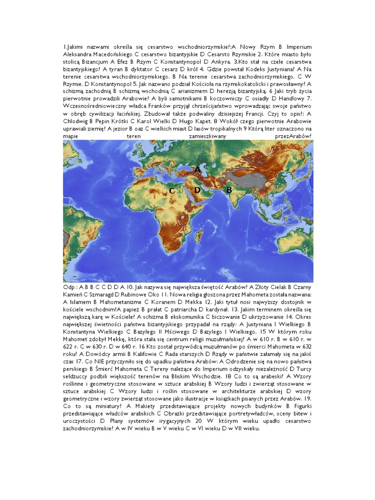 Sprawdzian Z Dziadów Cz 2 Sprawdzian Z Działu 4 | PDF