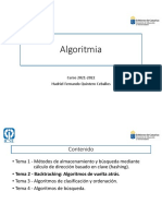 Tema 2 - Backtracking Algoritmos de Vuelta Atrás