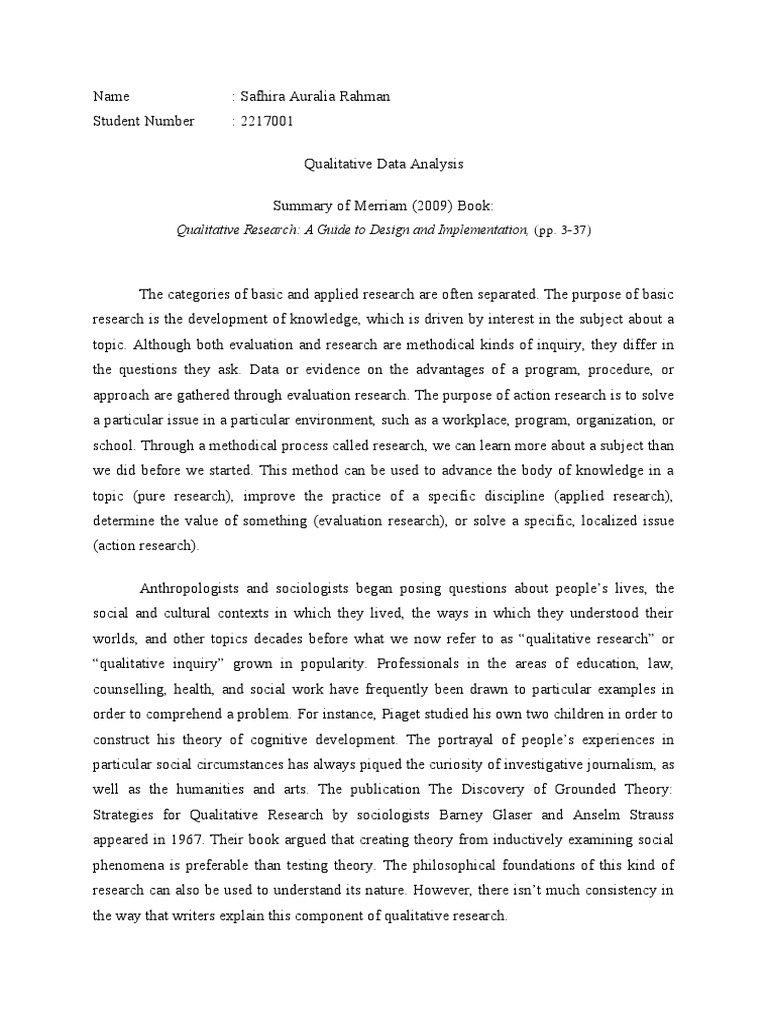 QUALITATIVE DATA ANALYSIS BOOK intelligence overview