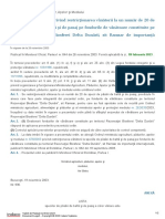 Ministerul Agriculturii, Pădurilor, Apelor Şi Mediului: Nr. 103/1996 Nr. 137/1995 Nr. 739/2003
