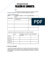 Ficha de Intervención Conductual