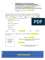 Surat Keterangan Pengganti Ijazah/STTB Kabupaten Kendal