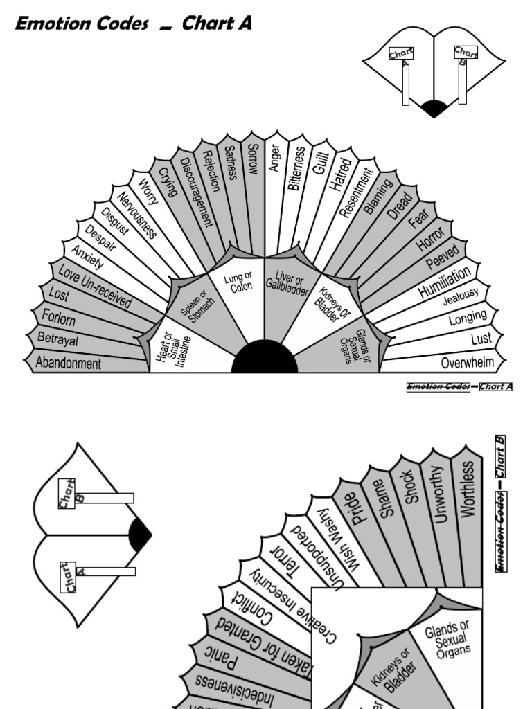 21 Emotion Code Charts Ingles | PDF