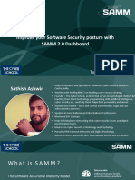 Improve your Software Security posture with SAMM 2.0 Dashboard