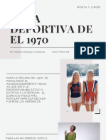 Ropa Deportiva de EL 1970: Menta Y Limón