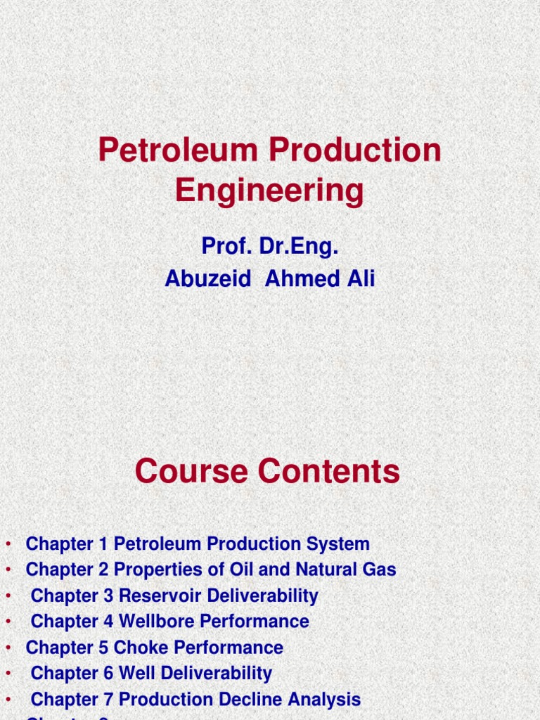 Chapter 4 Well Performance PDF Oil Well Fluid Dynamics