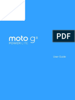 Motorola Moto g8 Power Lite Manual