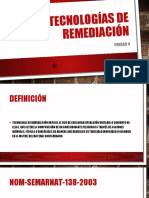 Tecnologías de Remediación