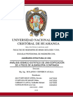Informe - Trabajo Semestral - Albañileria Confinada