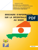 Niger Brochure Information Decentralisation