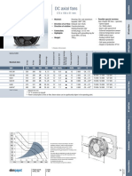 DC Axial Fans: Max. M /H