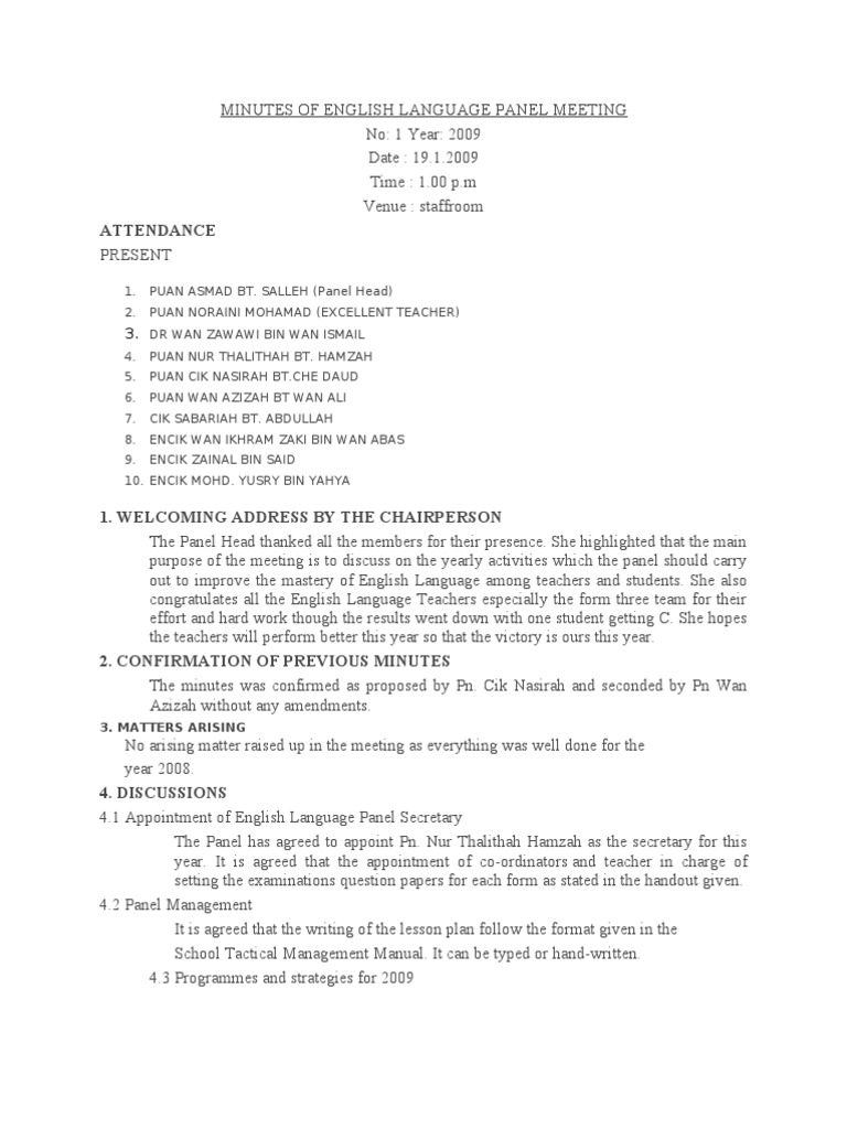 Importance of meeting essay image