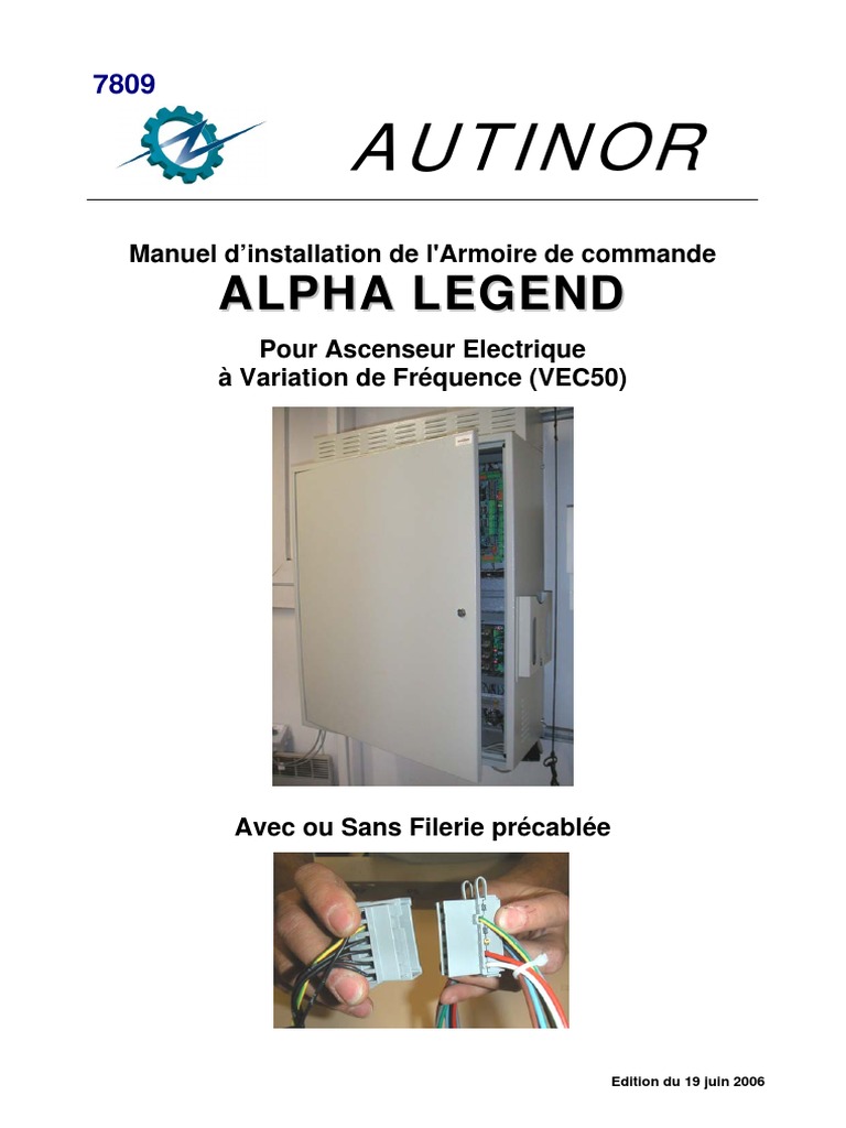 Autinor Alpha VF (AC12-VEC50) | PDF | Ascenseur | Compatibilité ...